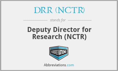 DRR (NCTR) - Deputy Director for Research (NCTR)